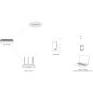TP-Link TL-WA850RE 300Mbps Universal Wireless N Range Extender (Wall Mount) WiFi-rækkeviddeforlænger Ekstern